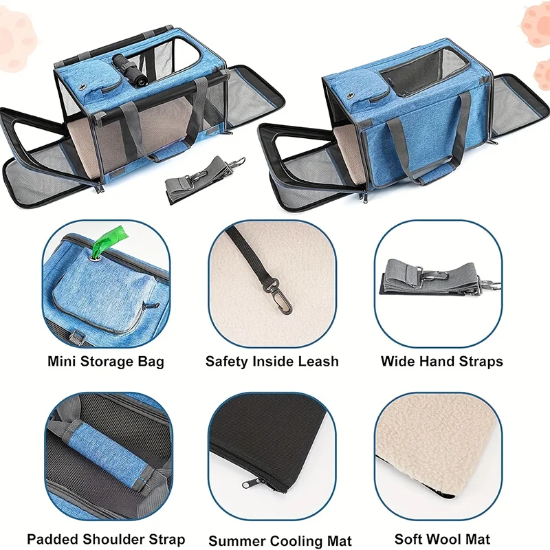 Cat Bags Portable Dog Carrier Bag Breathable