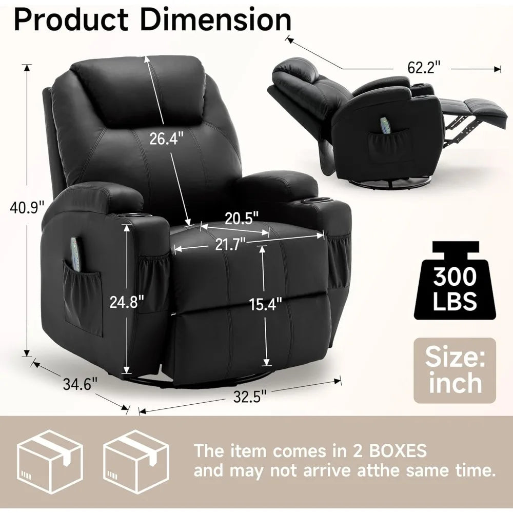 360° Swivel Recliner Chair
