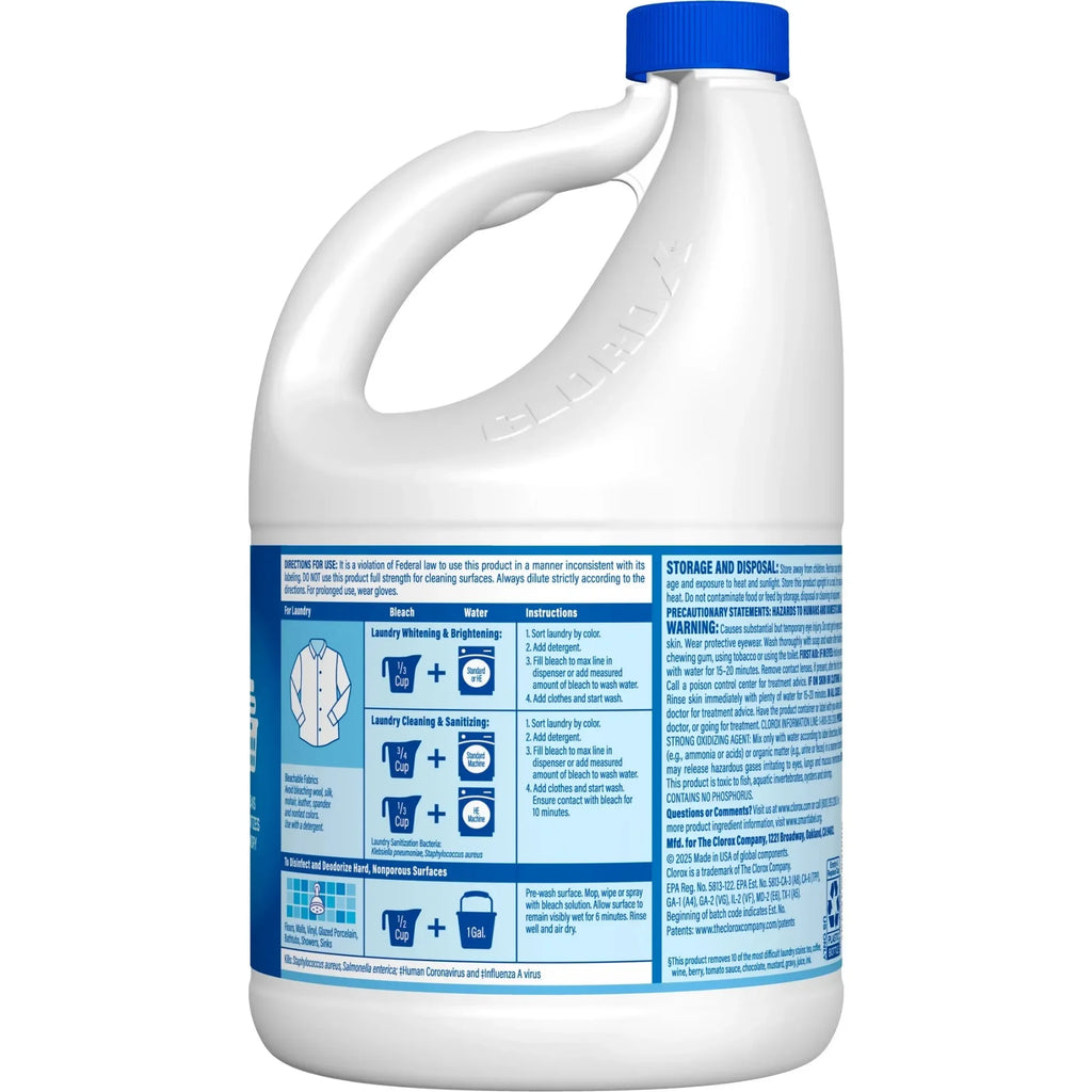 Liquid Bleach Cleaner, Regular Scent