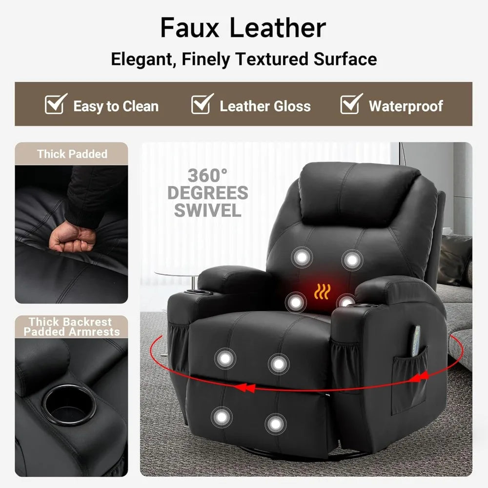 360° Swivel Recliner Chair