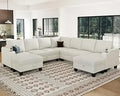 Modular Sectional Sofa Couch with Storage U Shape Convertible Corner Couches for Living Room White Couch