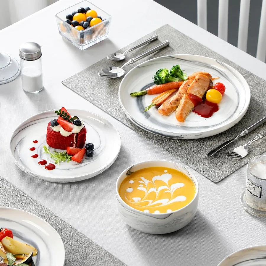 12 Pieces Porcelain Dinnerware Sets