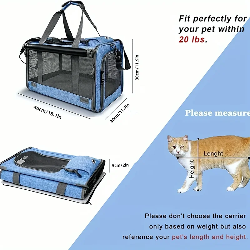 Cat Bags Portable Dog Carrier Bag Breathable