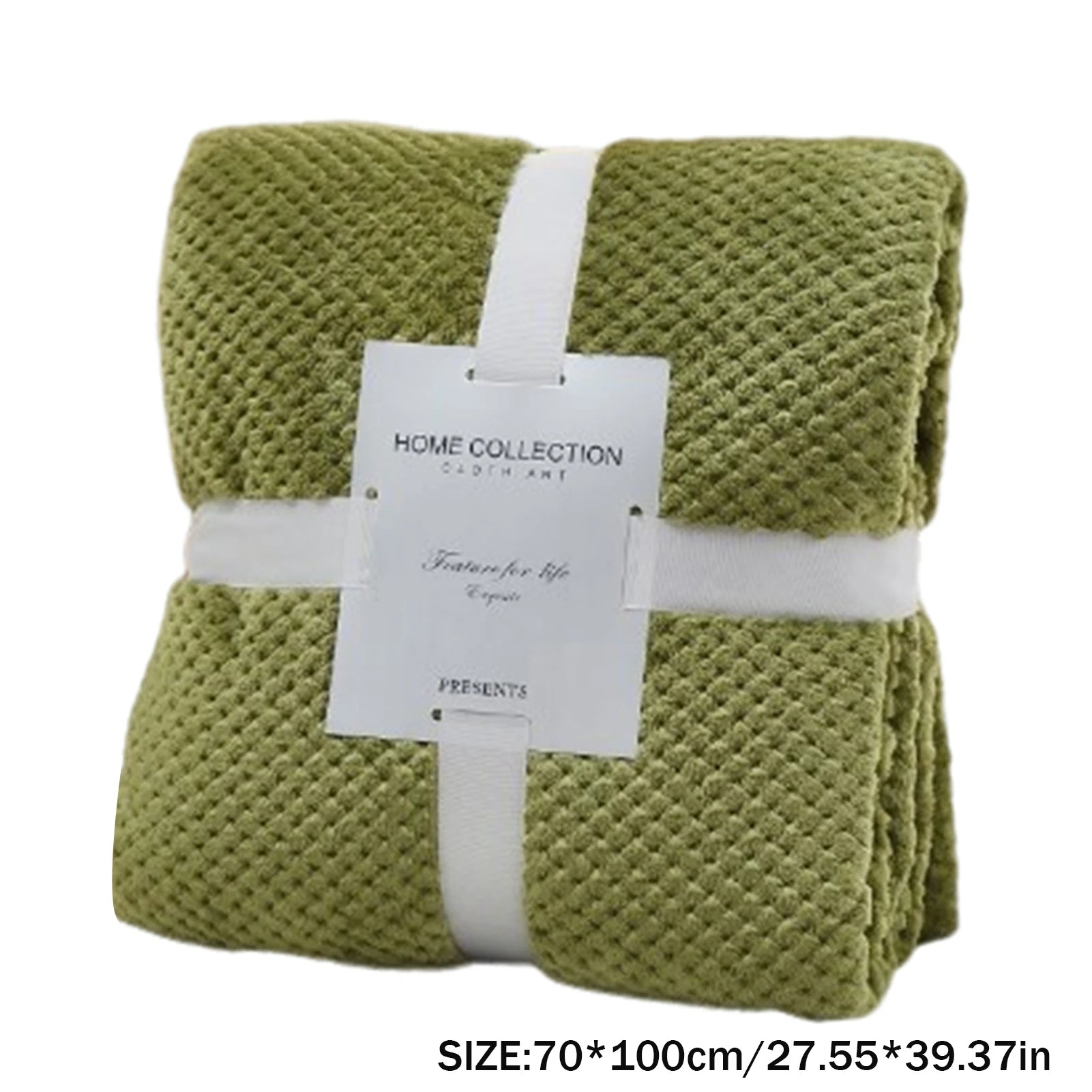 Coral Fleece Blanket, Throw Fluffy Blanket