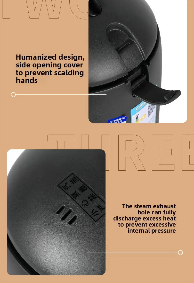 1.2L Mini Rice Cooker, 1-2 People Non-stick Inner Tank Rice Cooker