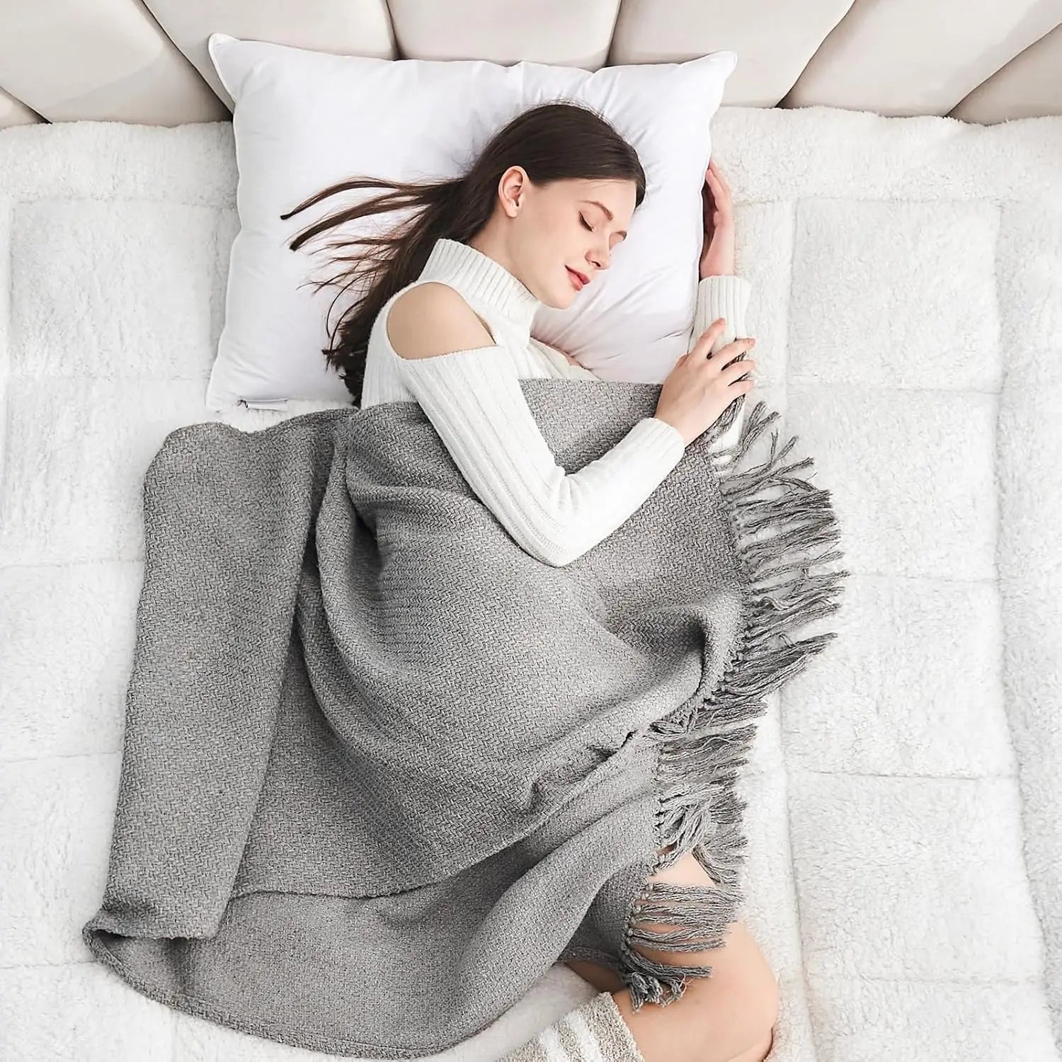 Queen Size Mattress Topper, Back Pain Relief