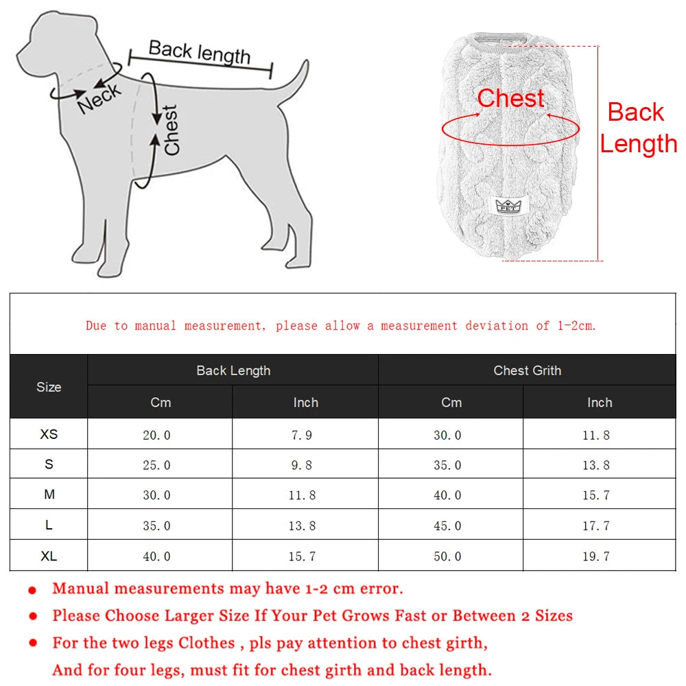 Cat Clothes, Fleece Sweatshirt for Small Dogs