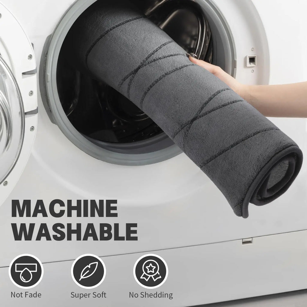 Ultra Absorbent Bath Mat Set Non-Slip