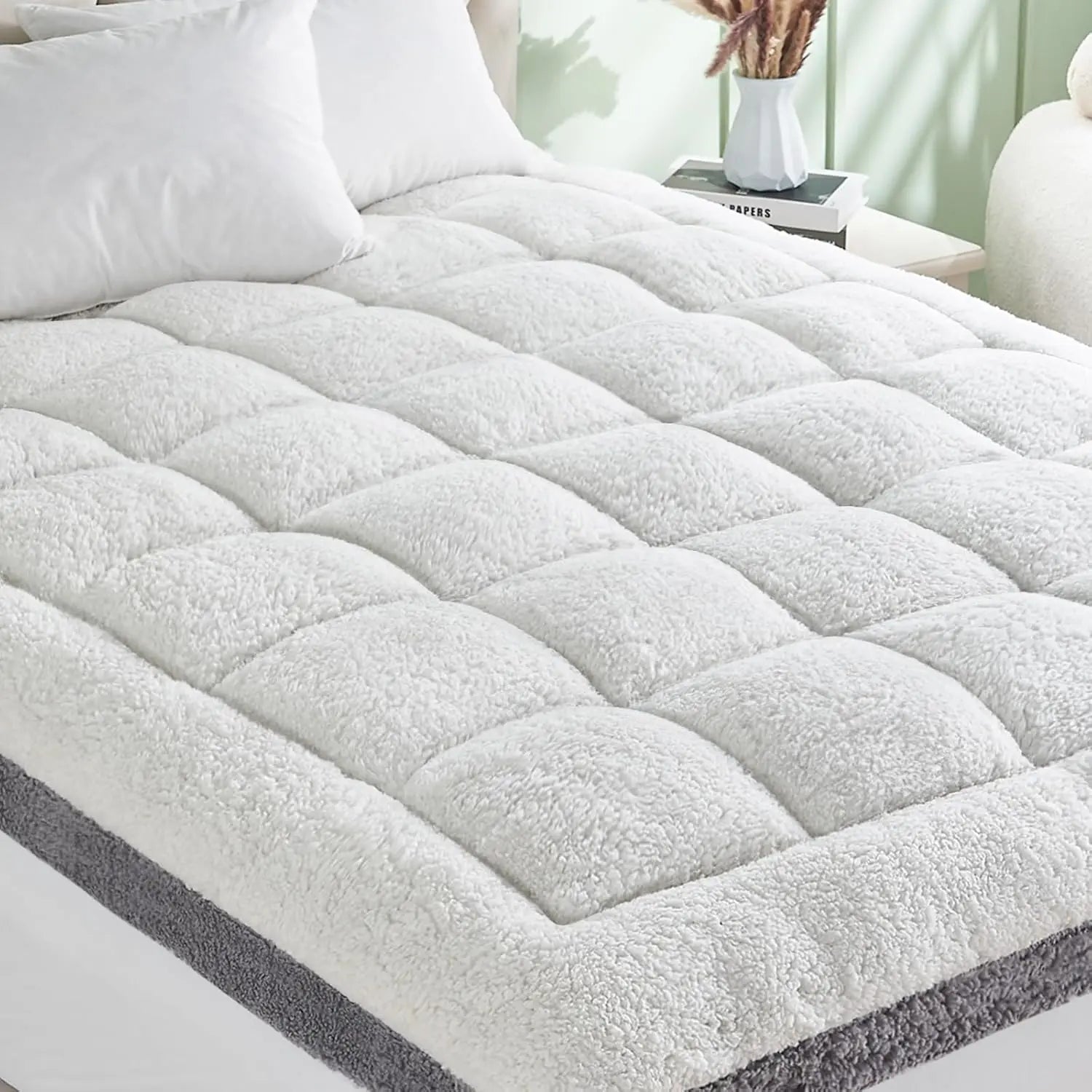 Queen Size Mattress Topper, Back Pain Relief