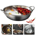 12" Stainless Steel Pot Shabu Cooker