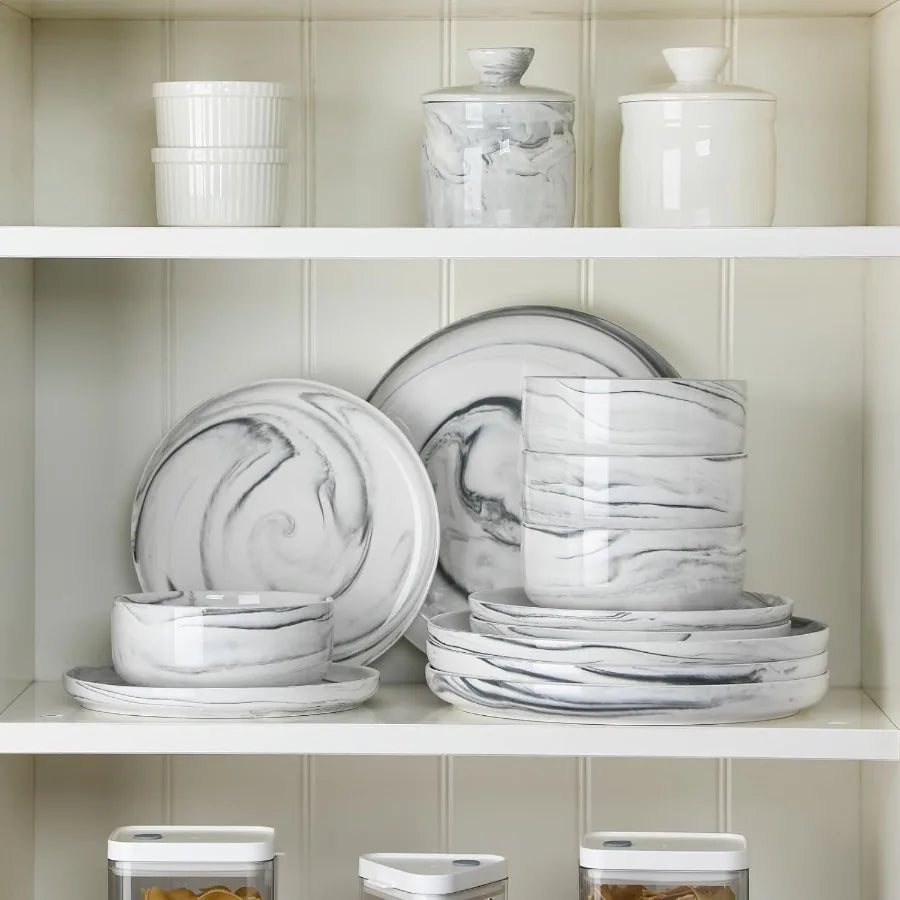 12 Pieces Porcelain Dinnerware Sets