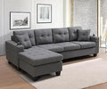 Sectional Sofa Couch,  Reversible Chaise Lounge