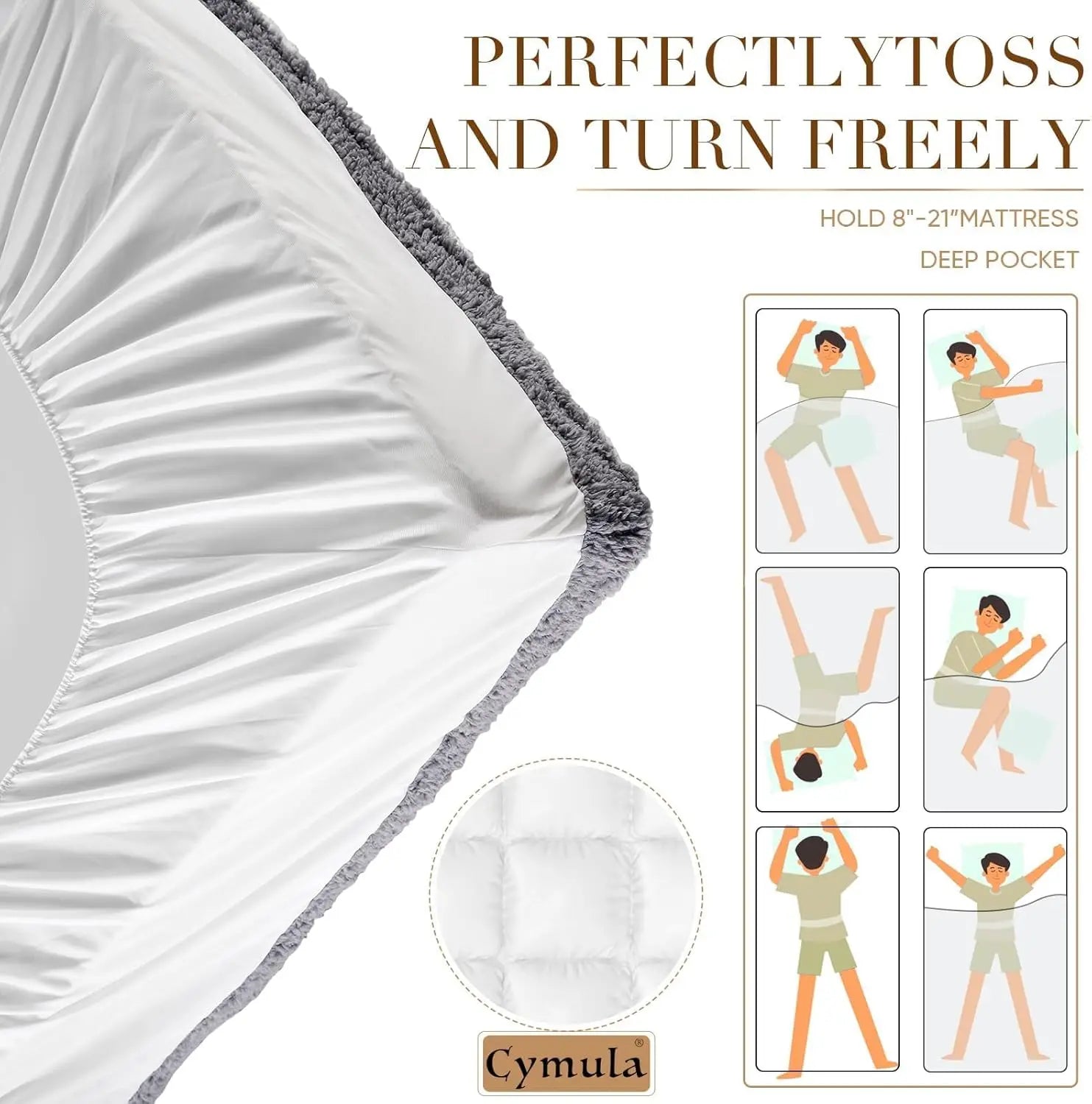 Queen Size Mattress Topper, Back Pain Relief