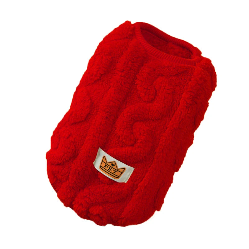 Cat Clothes, Fleece Sweatshirt for Small Dogs