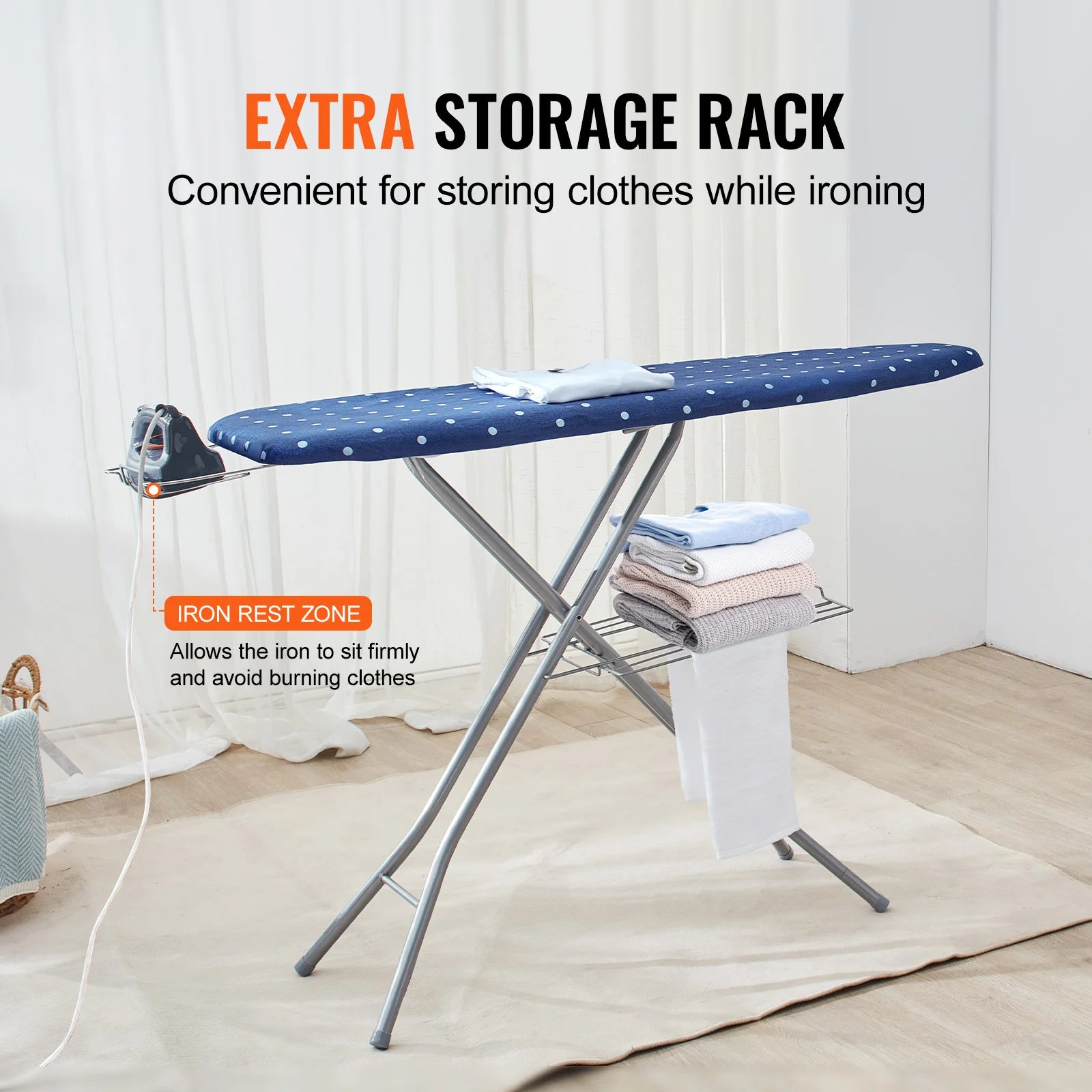 Full-Size Ironing Boards Heat-Resistant